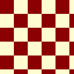 Red & Cream — Checkerboard preset texture