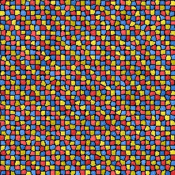 Neon Disco — Mosaic Texture Generator